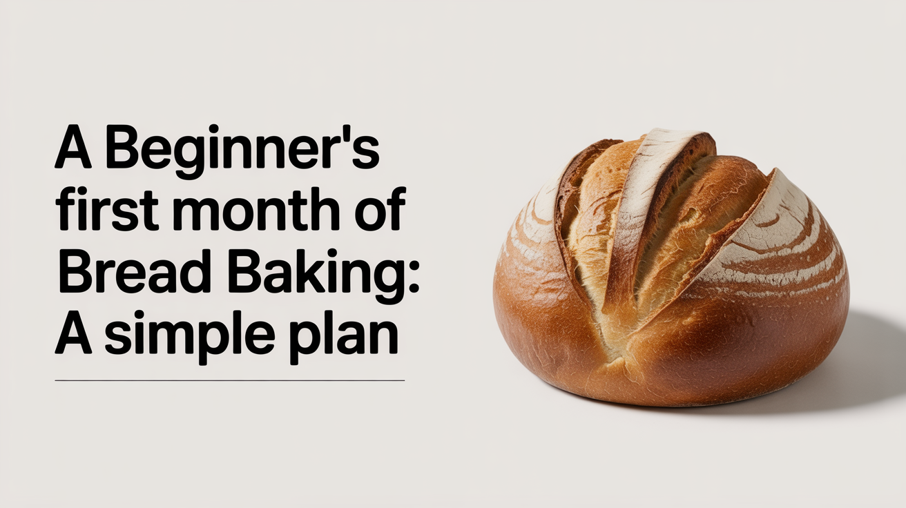 A Beginner's First Month of Bread Baking: A Simple Plan